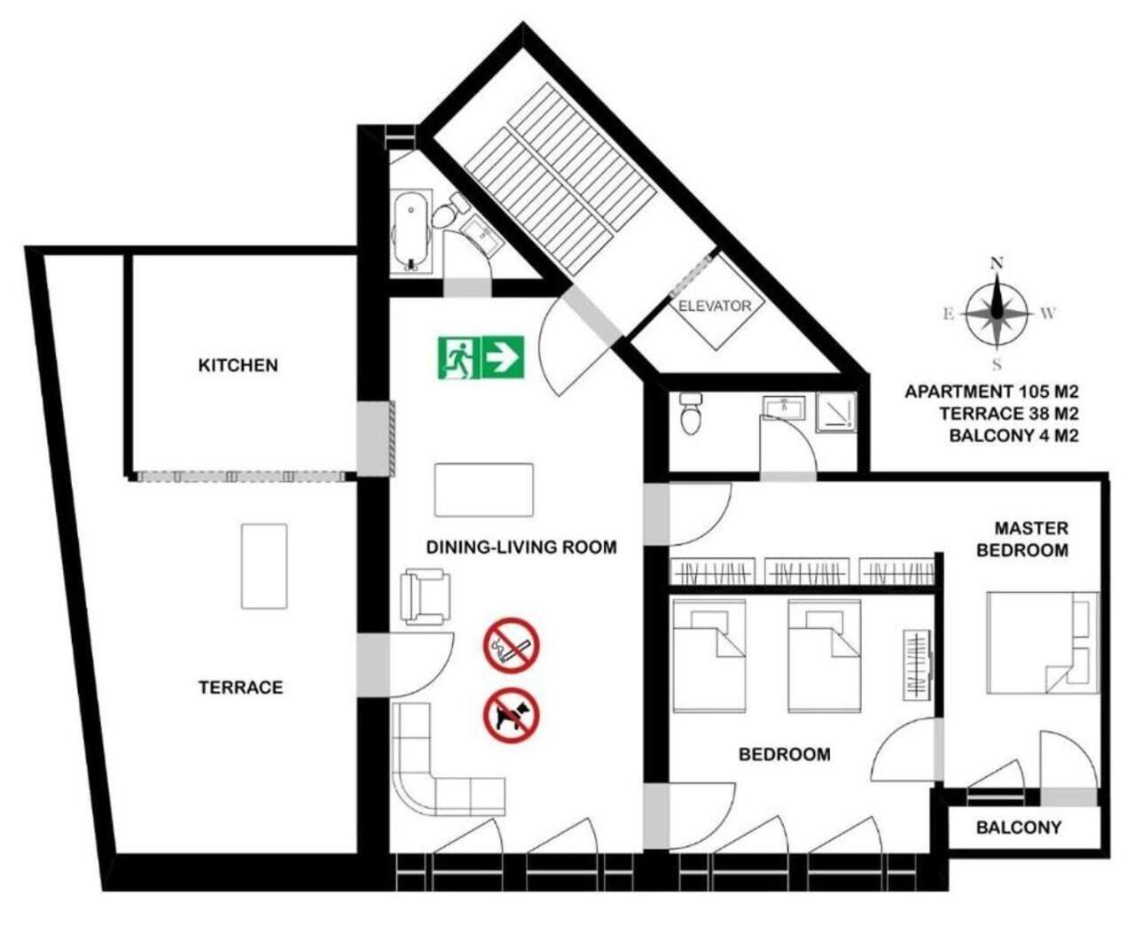 Appartement 105M2 Penthouse Sea View Rijeka With Free Garage Parking Extérieur photo